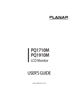 Planar Systems PQ1710M User manual