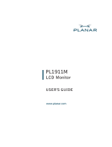 Planar Systems PL1911M User manual