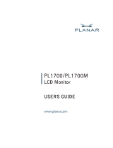 Planar Systems PL1702 User manual