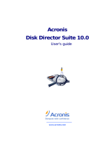 ACRONIS DISK DIRECTOR SUITE 10 Datasheet
