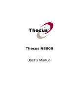Thecus N8800 User manual