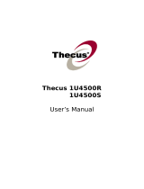 Thecus 1U4500R User manual