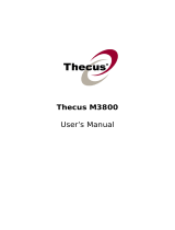 Thecus 6TB M3800  HDMI 1080P User manual