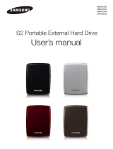 Samsung 160GB S2 Portable HDD Owner's manual