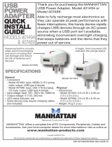 Manhattan 407489 Installation guide