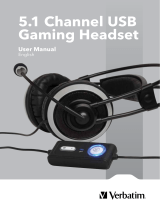 Verbatim 5.1 Channel Gaming Headset User manual