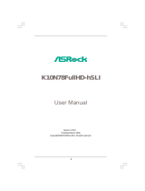 ASROCK K10N78FULLHD-HSLI User manual