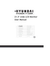 Hyundai V226WA User manual