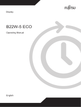 Fujitsu DISPLAY B22W-5 ECO Owner's manual
