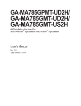 Gigabyte GA-MA785GPMT-UD2H Owner's manual