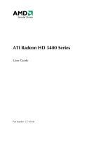 AMD ATI Radeon HD 3400 Series User guide