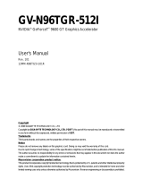 Gigabyte GV-N96TGR-512I User manual