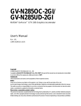 Gigabyte GV-N285OC-2GI User manual