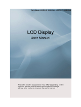 Samsung 400DX-2 User manual