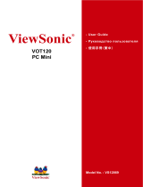 ViewSonic VOT120 - PC Mini - 1 GB RAM User manual