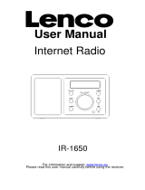 Lenco IR-1650 User manual