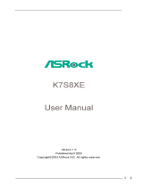 ASROCK K7S8XE User manual