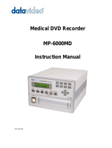 DataVideo MP-6000MD User manual