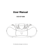 Lenco SCD-37 User manual