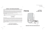iHome IP41 User manual