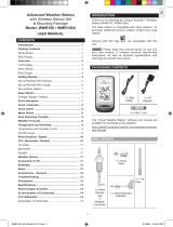 Oregon Scientific WMR100A User manual