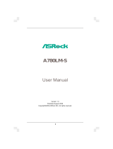 ASROCK A780LM-S User manual