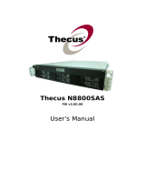 Thecus N8800SAS User manual