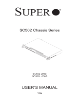 Supermicro CSE-502L-200B User manual