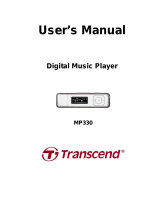 Transcend MP330, 4GB User manual