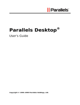 Parallels Desktop 5 for Mac, 10-99U, MNT, GER User guide