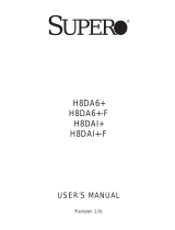 Supermicro H8DA6+-F User manual