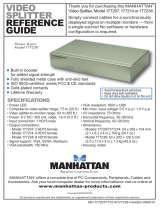 Manhattan 2-Port Video Splitter Specification
