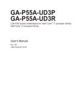 Gigabyte GA-P55A-UD3R User manual