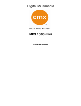 CMX MP3 1000 mini 2GB User manual