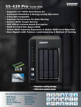 QNAP SS-439 Pro Datasheet