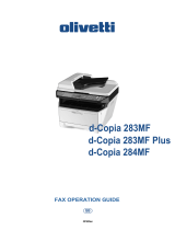 Olivetti d-Copia 283MF-283MFplus-284MF Owner's manual