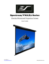 Elite Screens VMAX120UWH2 User manual