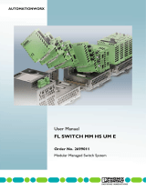 Phoenix Modular switch head station 10/100Mbps User manual