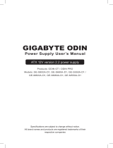 Gigabyte ODIN GT 550W User manual