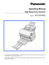 Panasonic KV-S1045C-U User manual
