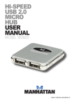 Manhattan Hi-Speed USB 2.0 Micro Hub User manual