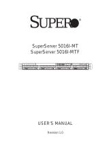 Supermicro SuperServer 5016I-MTF User manual