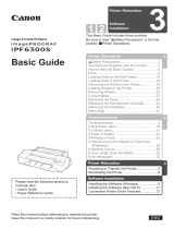 Canon iPF6300S Owner's manual