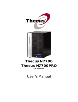 Thecus N7700 User manual