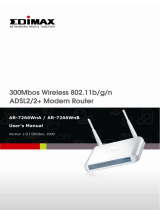Edimax 2+ Modem Router AR-7266WnA User manual