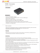 Hank Converter VGA + Audio -> HDMI Specification