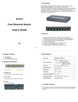KTI Networks Nway network switch 10/100 Mbps User manual
