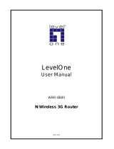 LevelOne WBR-6800 User manual