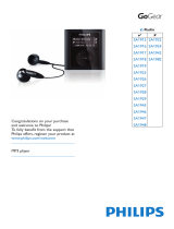 Philips SA1982A User manual