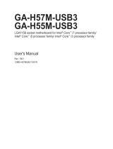 Gigabyte GA-H55M-USB3 User manual